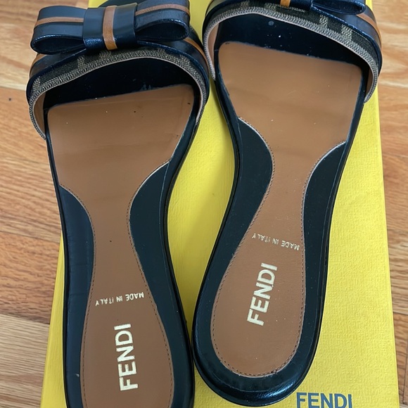 Fendi pride&prejudice bow slide sandal - Picture 2 of 4